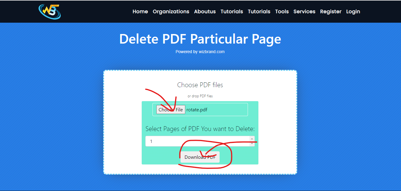 Delete Particular PDF Page Tool DevOps SRE DevSecOps